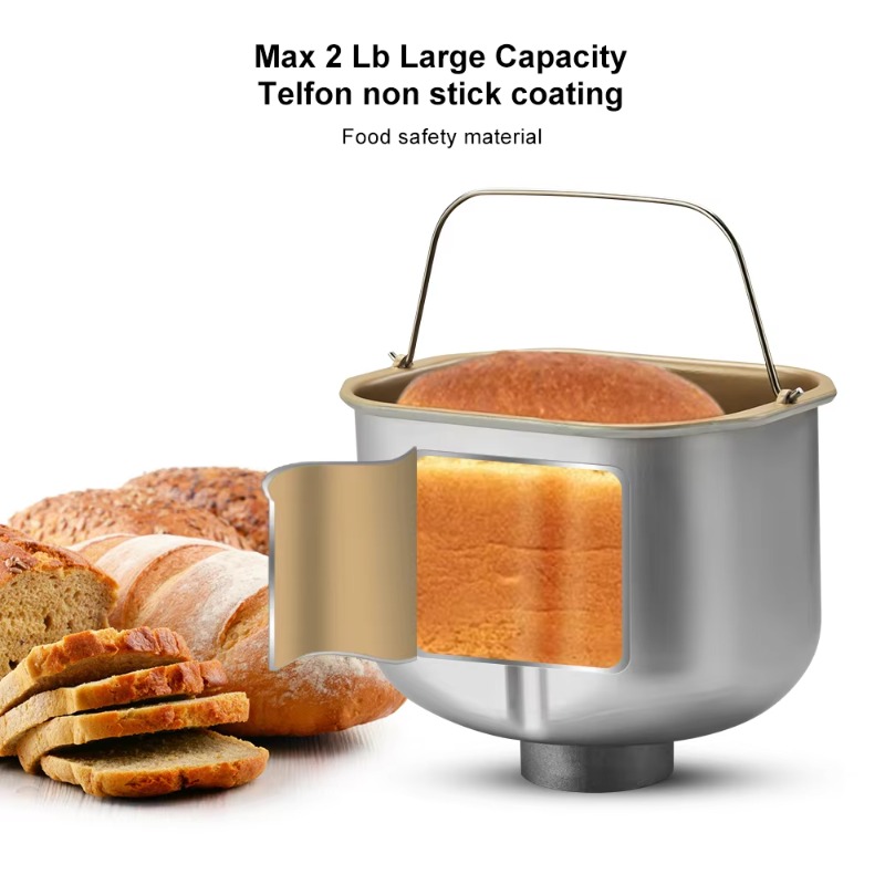 Kitchen Appliances Made In Usa - Cyfrowa elektryczna maszyna do pieczenia chleba