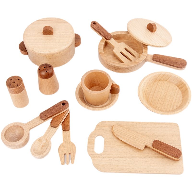 Maoduo Toys Drewniany Zestaw K – Kitchen Appliances And Utensils recenzja i cena