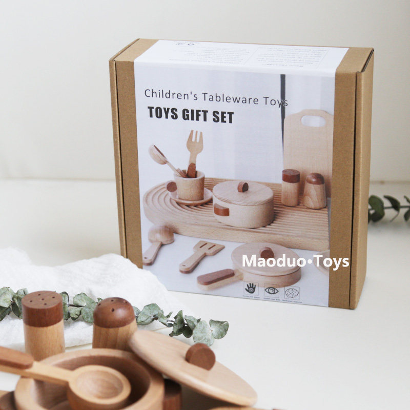 Maoduo Toys Drewniany Zestaw K – Kitchen Appliances And Utensils recenzja i cena