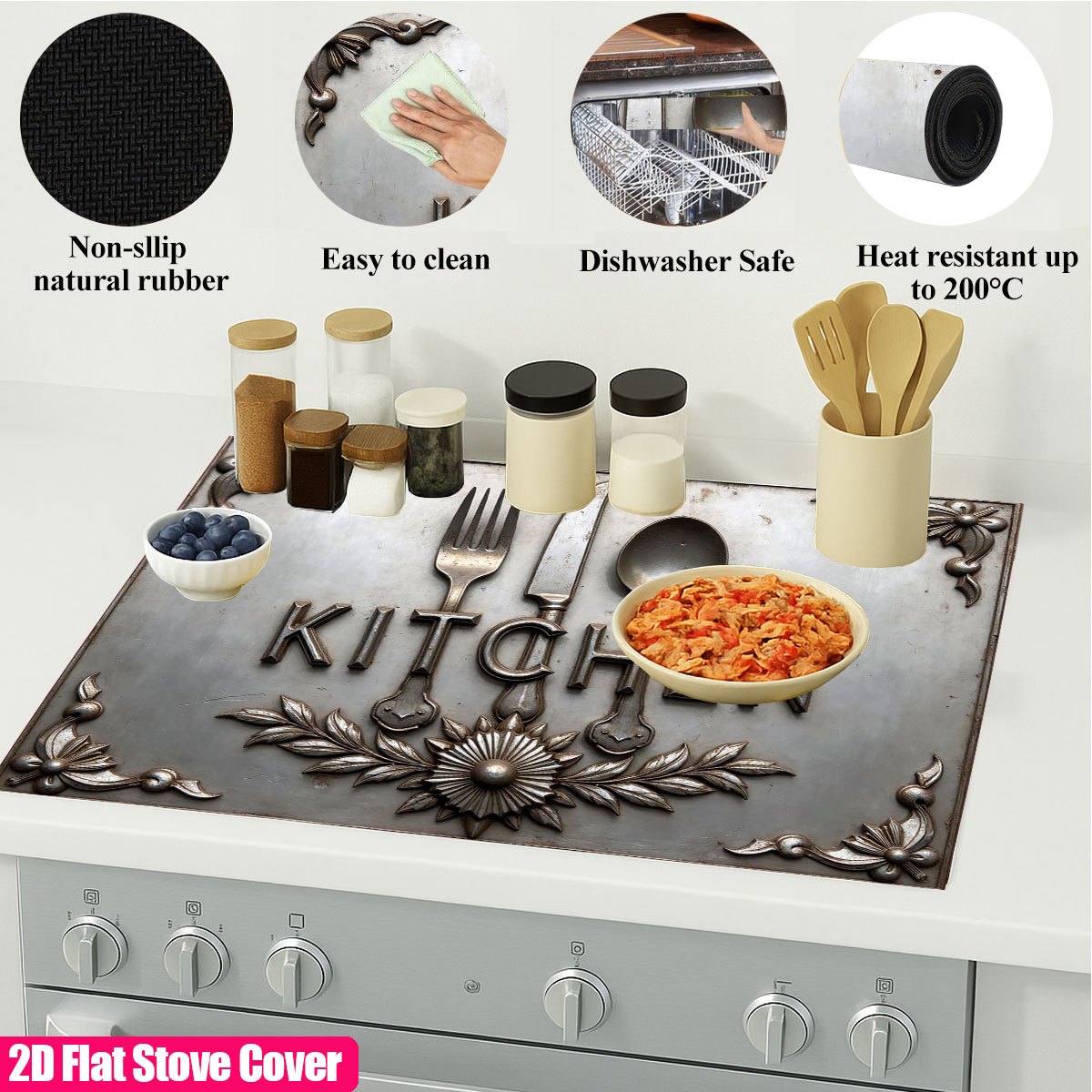 Wytrzymała metalowa osłona na  – Kitchen Appliances Electric Stove recenzja i cena